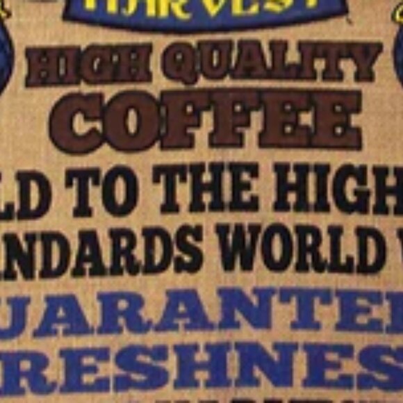 Premium Harvest Coffee Novelty Burlap Bag 💸 - Picture 2 of 3